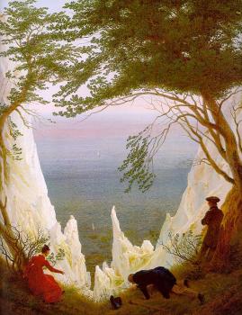 Caspar David Friedrich : Chalk Cliffs on Rugen